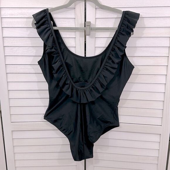 Sugar Coast One Piece Swimsuit Size Large Black - Picture 5 of 6